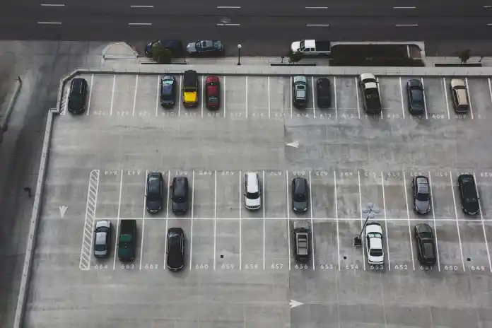 parking spaces