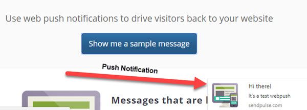 Website Push Notification