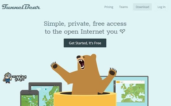 TunnelBear VPN サービス プロバイダー