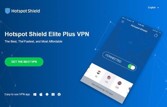 AnchorFree Hotspot Shield Best VPN Service Providers