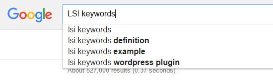 Google Auto Complete LSI Keywords Finder