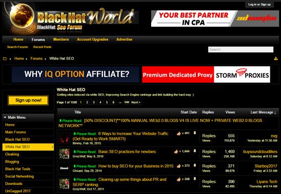 Black Hat World SEO Forums