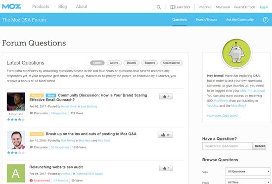 The Moz Q&A Forum SEO Forums