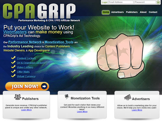 CPAGrip PPD Networks - Pay Per Download