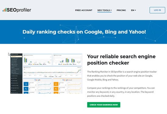 SEOProfiler SEO关键词监控