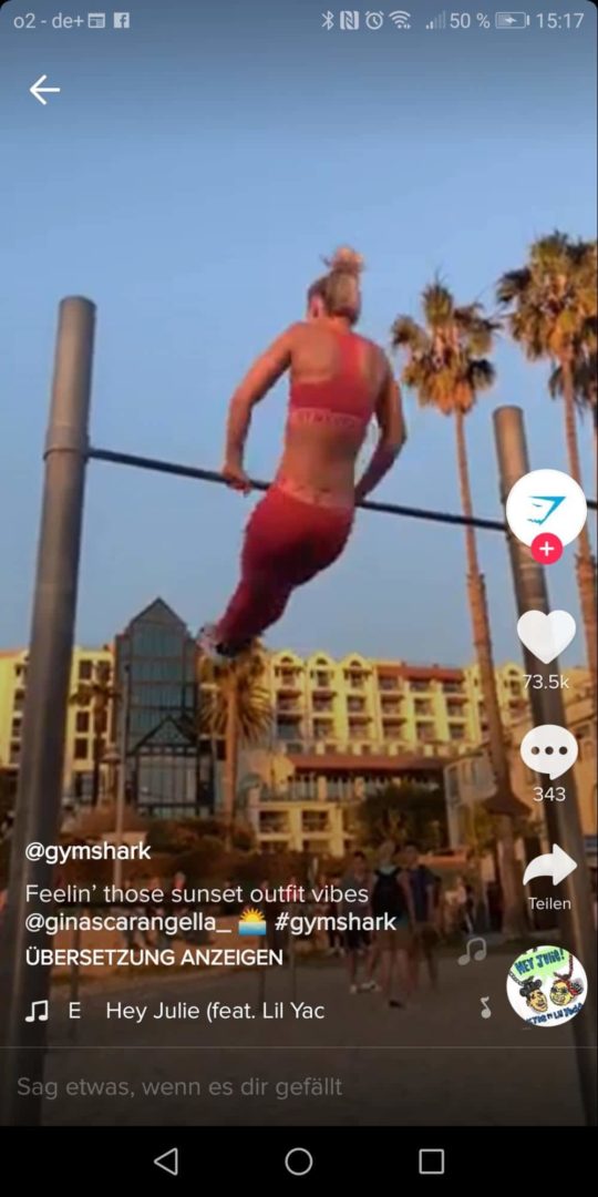 Contoh Pemasaran Tik Tok Gymshark 02