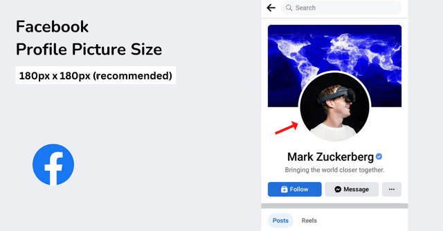 Ukuran Gambar Profil Facebook