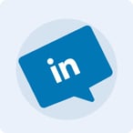 Ikon Gelembung LinkedIn