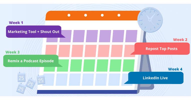 Strategi LinkedIn untuk Merek B2B - Jadwal Aktivitas Mingguan-1