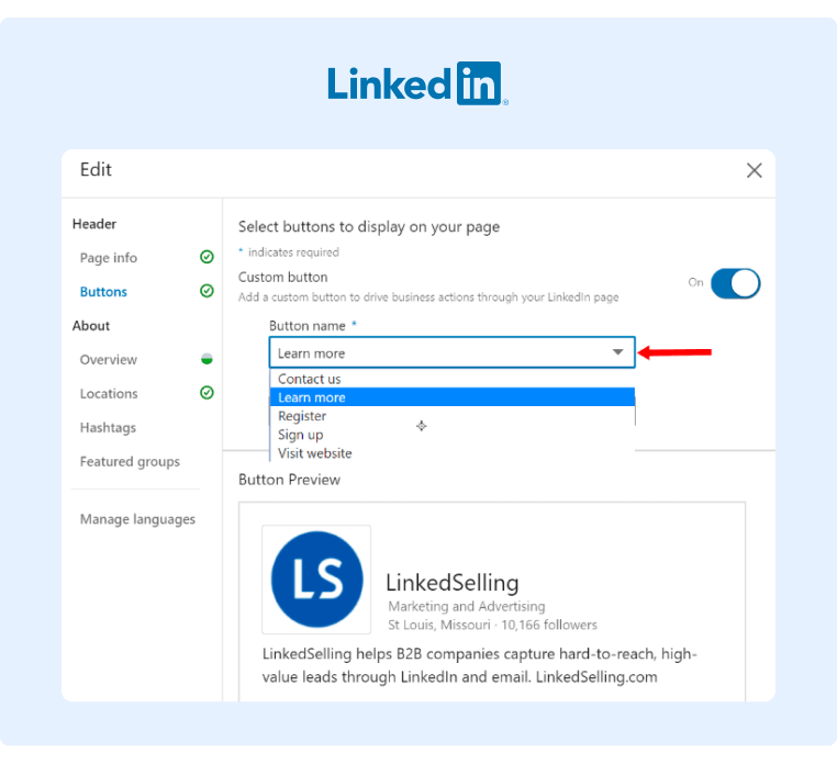 Contoh Posting LinkedIn - Penjualan LinkedIn