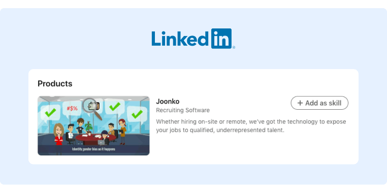 Contoh Posting LinkedIn - Joonko