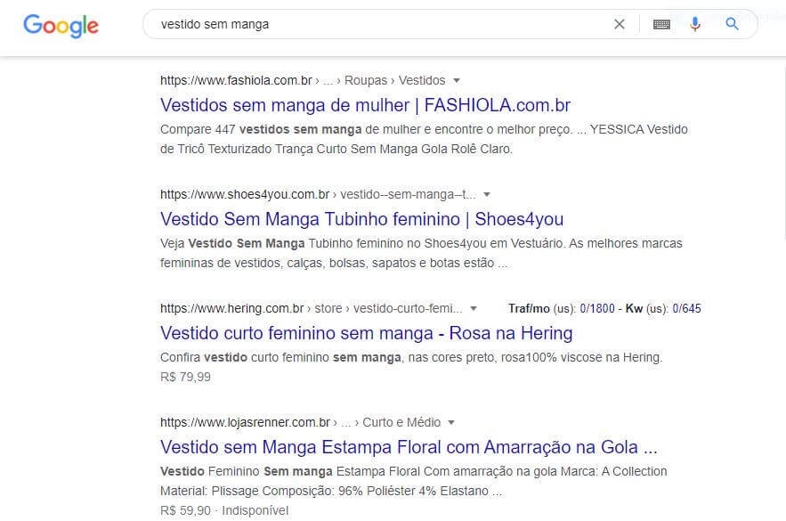 resultado de búsqueda - vestido sin mangas - google bert