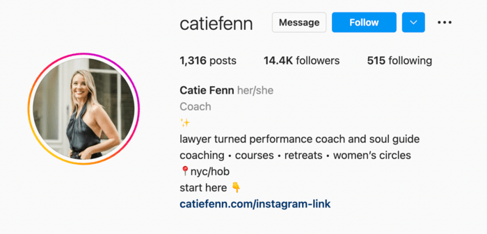 Catie Fenn ที่อินสตาแกรม