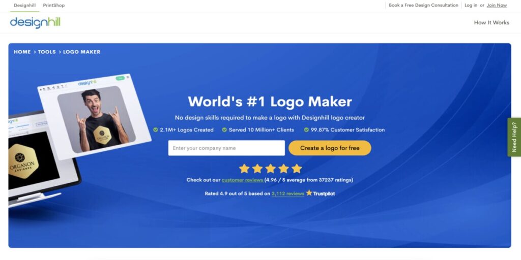 aplicación de diseño de logotipo ai