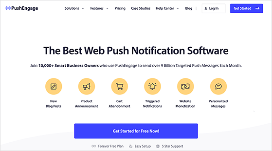 push engajar melhor software de notificação push