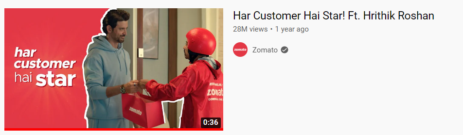 zomato 마케팅 전략 - har 고객 hai star