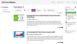 ContentGems Herramientas de investigación de contenido