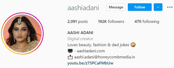 Aashi Adani