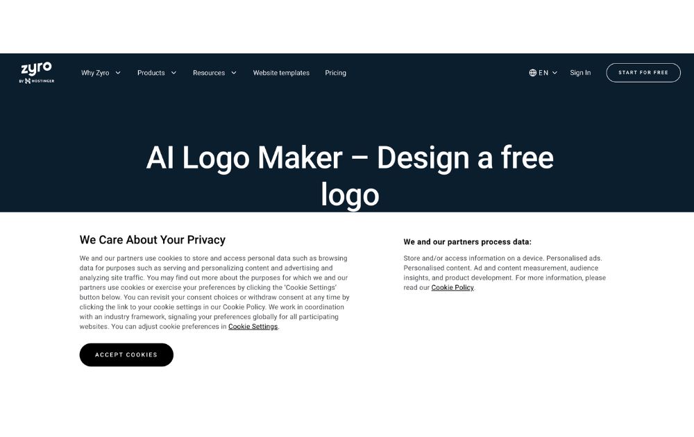 site gratuito de gerador de logotipo ai