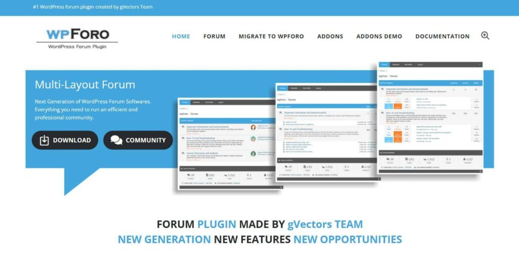 plug-in del forum wordpress wpforo