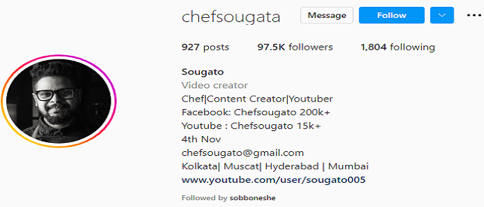 Chef Sougato