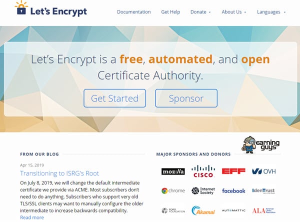 Let’s Encrypt Certificado SSL Gratuito