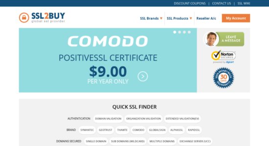 SSL2BUY - Provedor de certificado SSL barato