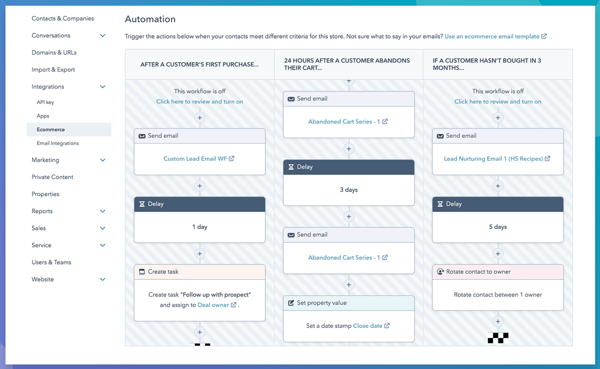 hubspot-abandon-cart-workflow