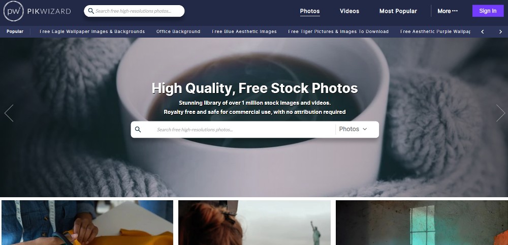 site d'images de stock