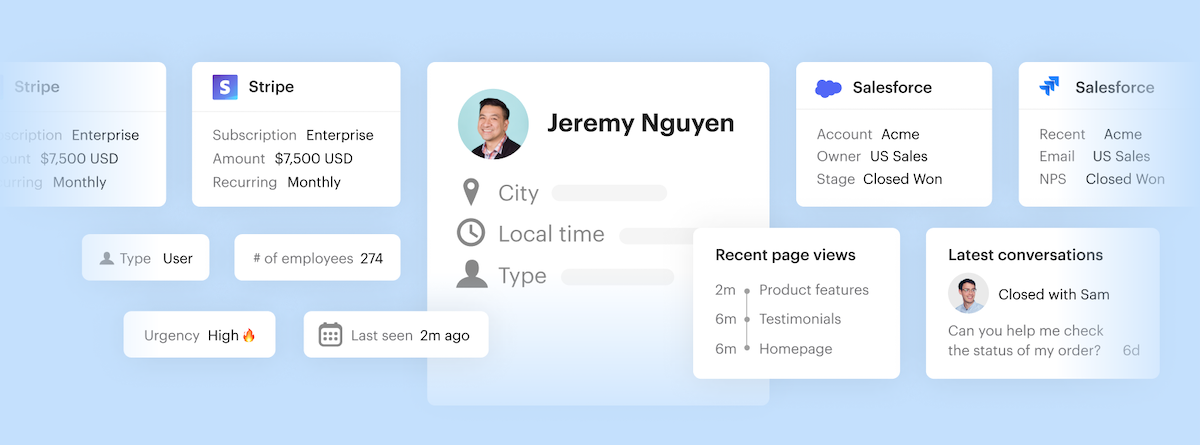 Intercom Messenger แชทสด