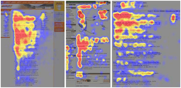 hemen çıkma oranı F-Pattern düzeni