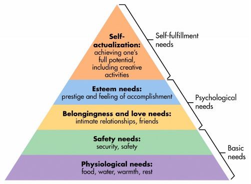 psihologia marketingului ierarhia lui Maslow