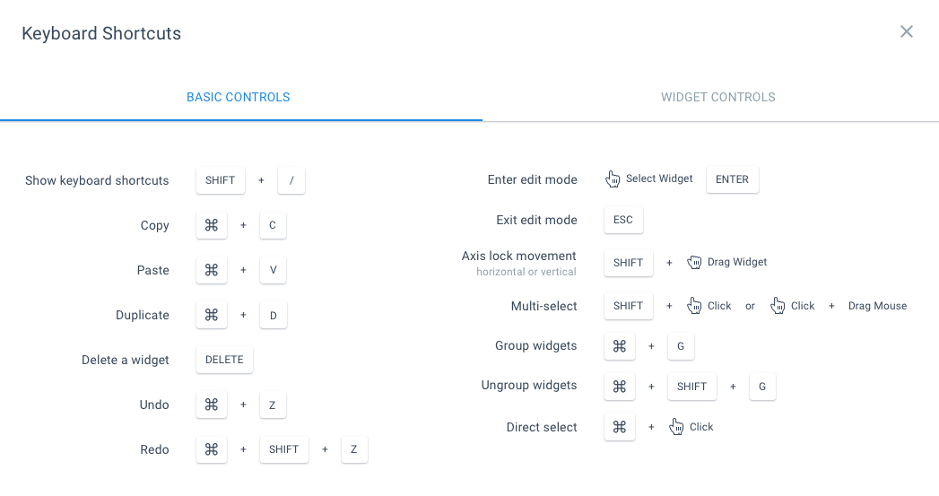 pintasan keyboard pengukuran tepi