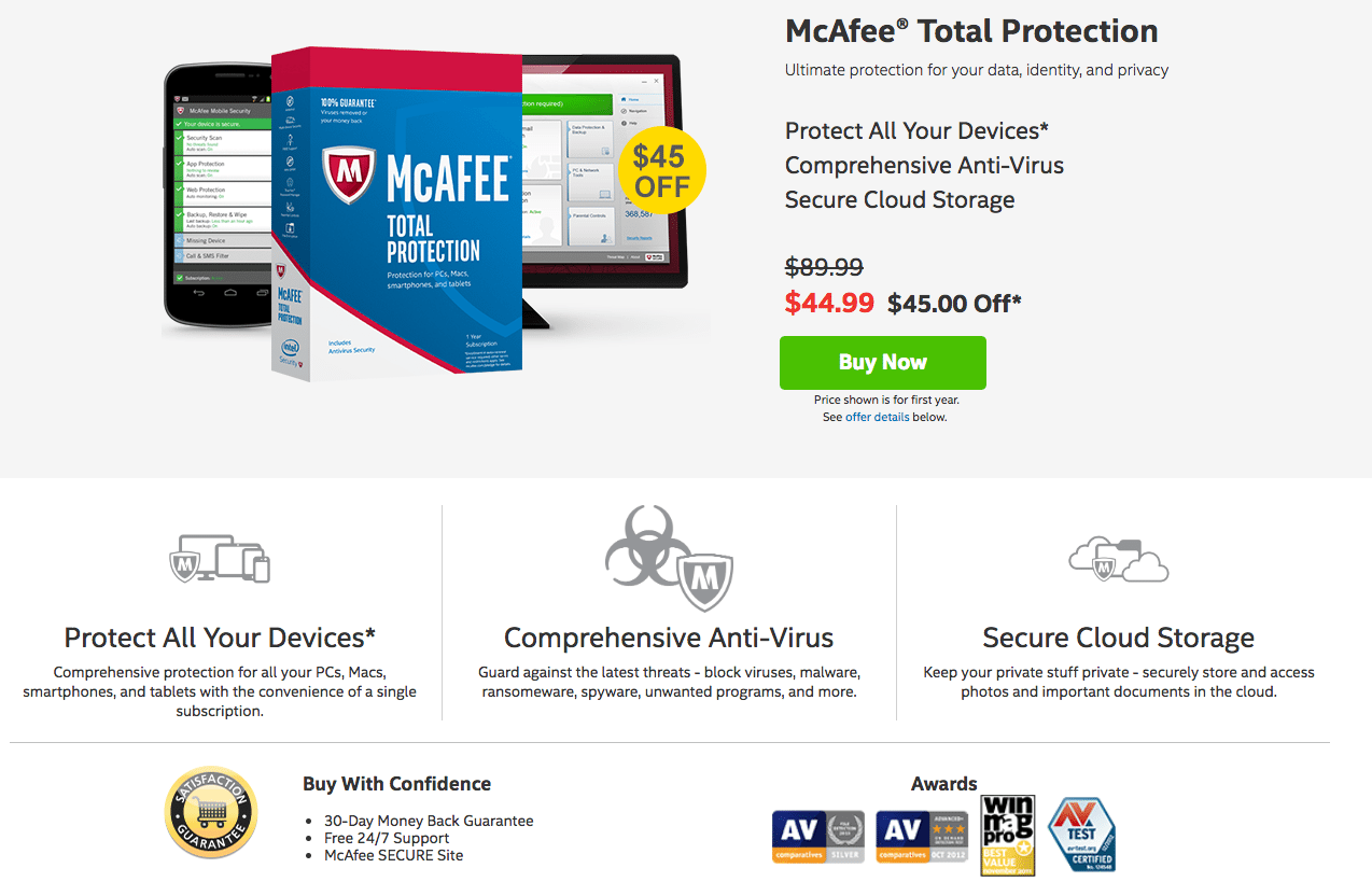 mcafee bebas kecemasan