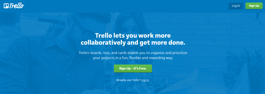 ferramentas de colaboração online Trello