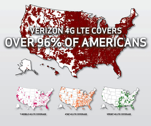 redação de anúncios - verizon 4g