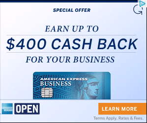 halaman arahan pasca-klik kartu kredit iklan American Express