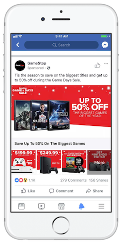 Facebook 收藏 GameStop