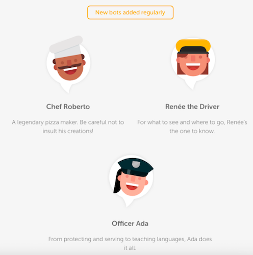 personalização de chatbot Duolingo