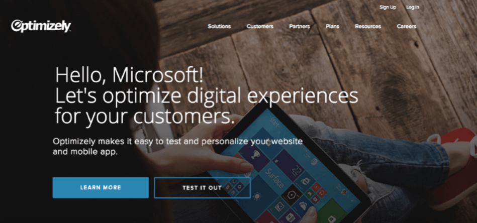 gerçek zamanlı web sitesi kişiselleştirme Optimizely Microsoft