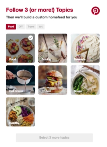 Google AMP 이메일 Pinterest 추가 주제