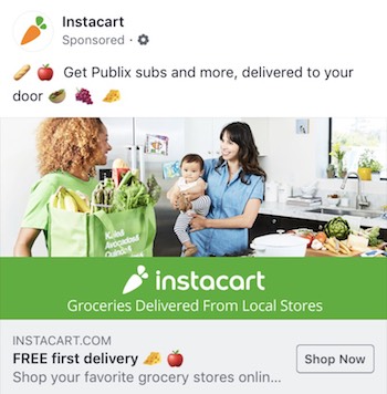 географическая сегментация Instacart