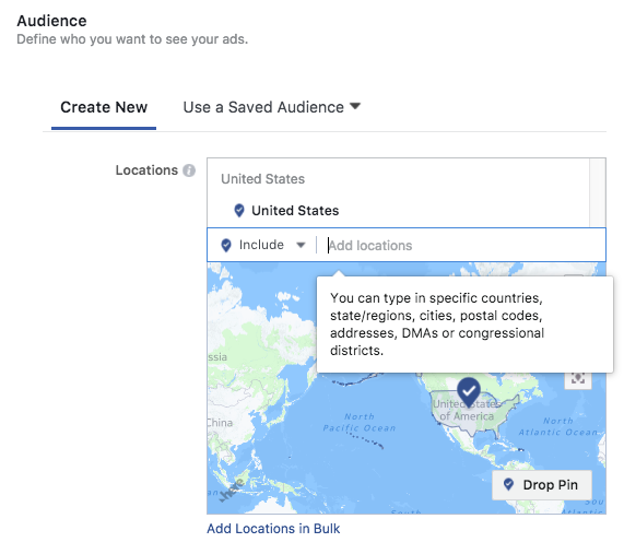 Facebook広告の頻度はオーディエンスを作成します