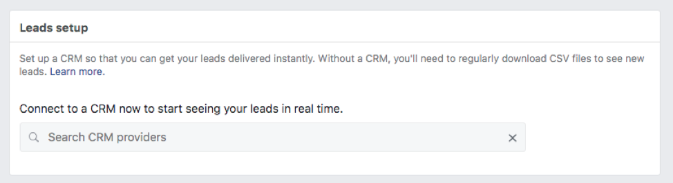 个性化视频 Facebook 连接 CRM