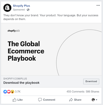 E-ticaret için Facebook Reklamları Shopify örneği