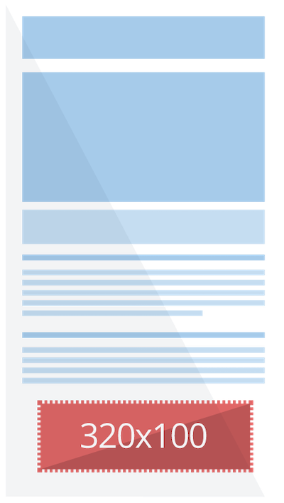 рекомендации по графическим объявлениям 320 x 100
