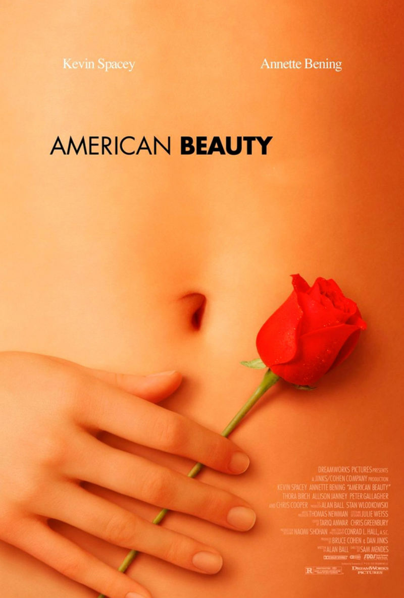 Design de pôster do filme Beleza Americana