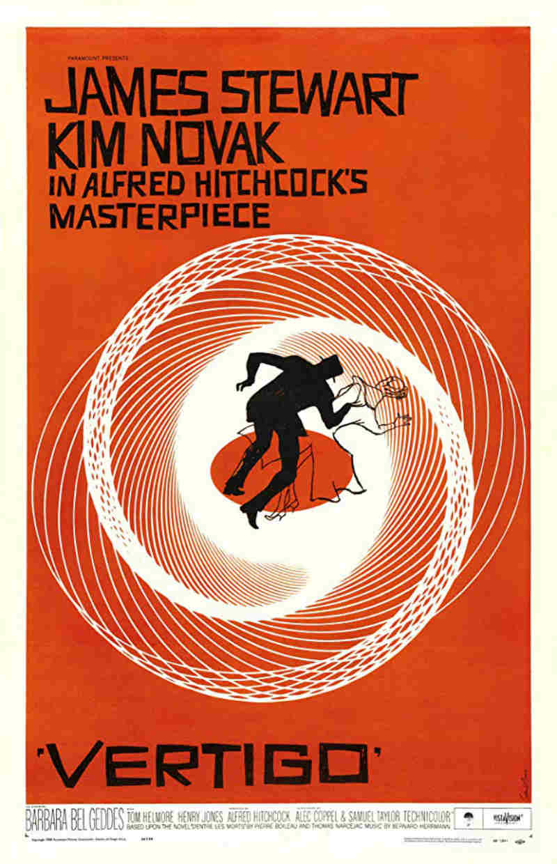 Design de pôster do filme Vertigo