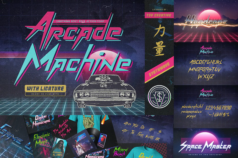 Arcade Machine 게임 글꼴