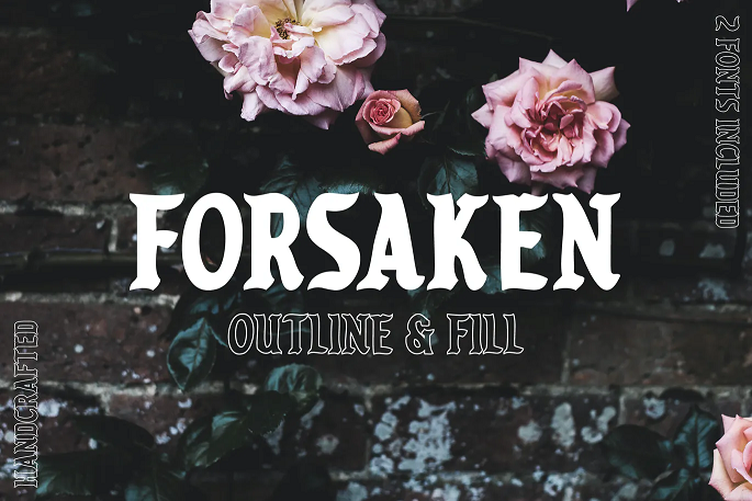 Forsaken フォント